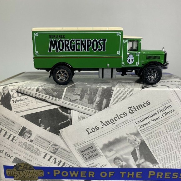 Matchbox Mercedes-Benz Berliner Diecast "Power of the Press" - Picture 3 of 5